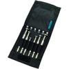 Hozan D-20 Six Piece Precision Screwdriver Set with Pouch: Silver view 1
