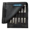Hozan D-20 Six Piece Precision Screwdriver Set with Pouch: Silver view 3