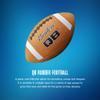 Baden QB Rubber Football | Molded Rubber Cover and Laces Holds up to Tough Conditions | Ideal for Backyard Play, Camps & Leagues | Brown | Official Size 9 view 2