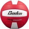 Baden | Skilcoach Heavysetter | Composite | Indoor Weighted Training Volleyball | 14U-18U | Official Size 5 + 15-17 Ounce | Red/White view 1