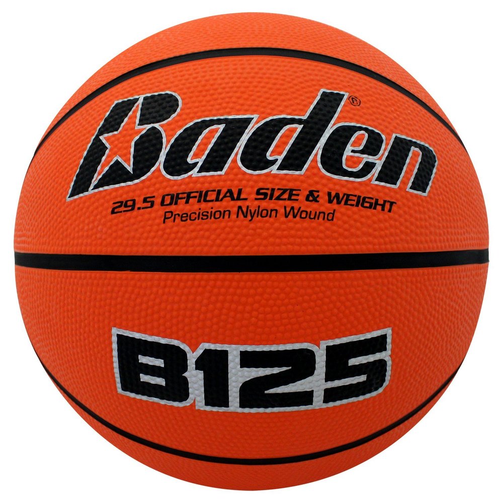 Baden Official Deluxe Rubber Basketball - 28.5-Inch | Durable, High-Performance Ball for Indoor and Outdoor Play