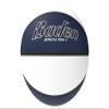 Baden Official Rubber Basketball - Durable, High-Performance Ball for Indoor and Outdoor Play | 28.5-Inch, Navy/White view 1