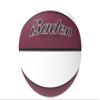 Baden Official Rubber Basketball - Durable, High-Performance Ball for Indoor and Outdoor Play | 29.5-Inch, Maroon/White view 1