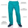 Landau Essentials Relaxed Fit 7-Pocket Elastic Cargo Scrub Pants for Men 8555 view 2