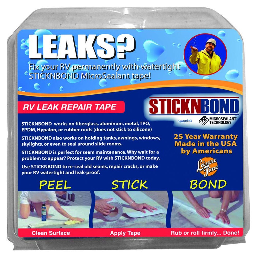 Leisure Time Marketing 60020 Eternabond 4" x 60" Aluminum Tank Repair Kit