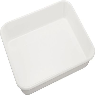 Nodahoro VA-18W Enameled Bat, Heat Resistant, 18 Pieces, 10.5 x 8.4 x 1.5 inches (26.6 x 21.2 x 3.8 cm), Tray for Cooking, Made in Japan, White