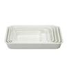 Nodahoro VA-18W Enameled Bat, Heat Resistant, 18 Pieces, 10.5 x 8.4 x 1.5 inches (26.6 x 21.2 x 3.8 cm), Tray for Cooking, Made in Japan, White view 2