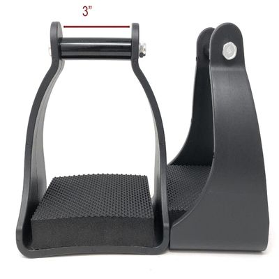 AJ Tack Polymer Trail Stirrups 3"