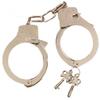 Fun World Hand Cuffs Accessory, Silver, Standard view 1