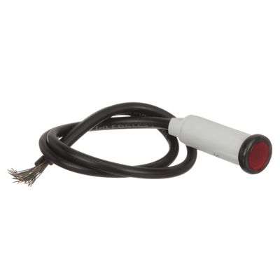 Seachoice Incandescent Red Indicator Light, 14V, 6 In. Lead Wires, 5/16 In. Light