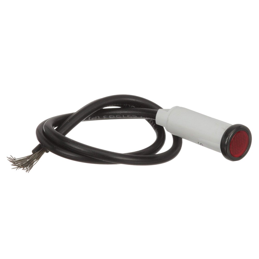 Seachoice Incandescent Red Indicator Light, 14V, 6 In. Lead Wires, 5/16 In. Light