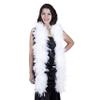 Zucker Turkey Feather Chandelle Boa - (72 Inch) Heavy Feather Boas for Adults - Roaring 20's Costume, Mardi Gras Party Boa view 1