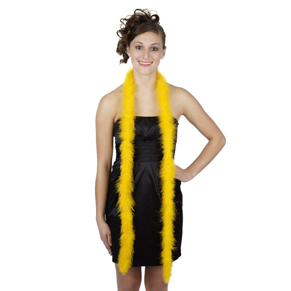 Zucker Marabou Feather Boa - (72 Inch) Lightweight Feather Boas for Party - Mardi Gras Feather Boa, Roaring 20's Costume