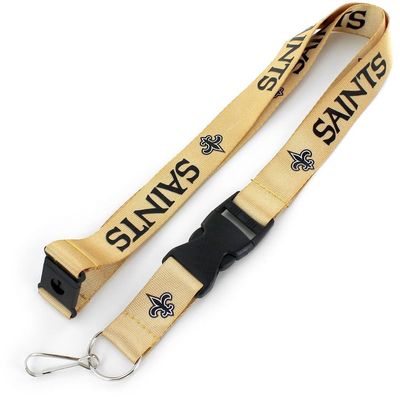 Aminco NFL New Orleans Saints Team Lanyard Gold