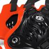 Cliff Keen Tornado Wrestling Headgear (Black/Orange/Black) view 3