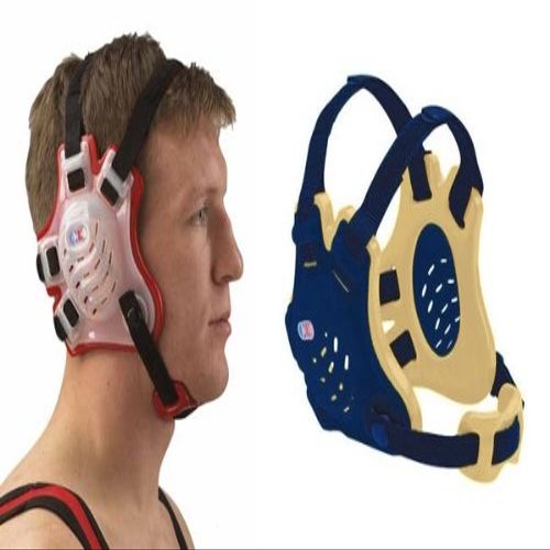 Cliff Keen F5 Tornado Wrestling Headgear - Navy/Vegas Gold/Navy
