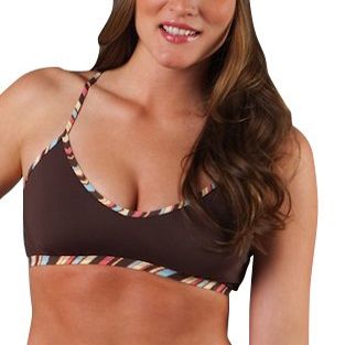 Carve Designs Women's Catalina Bathing Suit Tankini Top, Java, X-Large