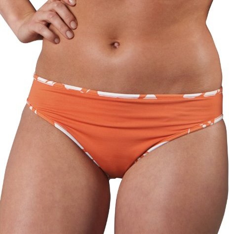 Carve Designs Women's Rodeo Reversible Bathing Suit Bottom, Orange, X-Small