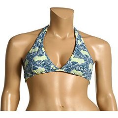 Carve Designs Women's Rodeo Reversible Bathing Suit Bikini Top, Hydro, Small