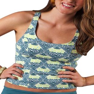 Carve Designs Women's Saladita Bathing Suit Tankini Top, Palmilla, Medium