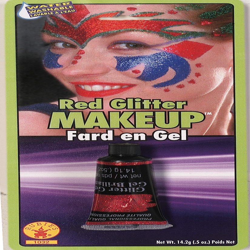 Rubies Novelty Red Glitter Gel Makeup