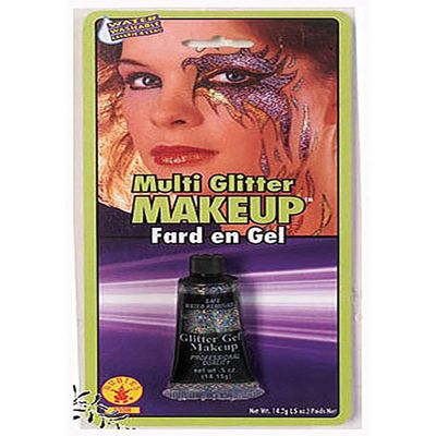 Rubie's Costume Co. Multi Glitter Gel Makeup Costume, One Size, Multicolor