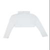 Capezio girls Girls' Turtleneck Long Sleeve Top athletic shirts, White, 4 6 US view 1