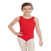 Capezio girls Team Basic Tank athletic leotards, Red, 4 6 US view 2