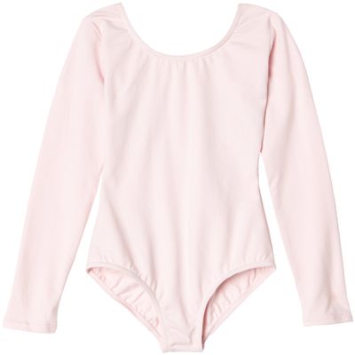 Capezio girls Classic Long Sleeve athletic leotards, Pink, 12 14 US