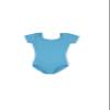 Capezio girls Team Basic Short Sleeve athletic leotards, Light Blue, 12 14 US view 1