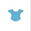 Capezio girls Team Basic Short Sleeve athletic leotards, Light Blue, 12 14 US view 4
