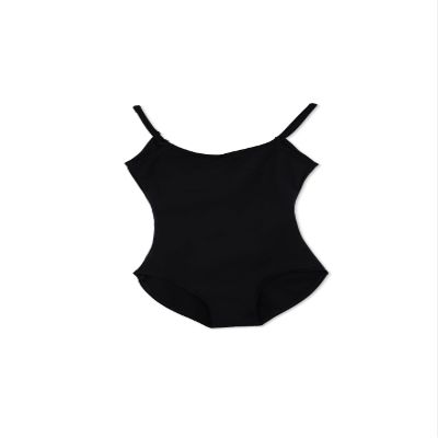 Capezio girls Team Basic Camisole With Adjustable Straps athletic leotards, Black, 8 10 US