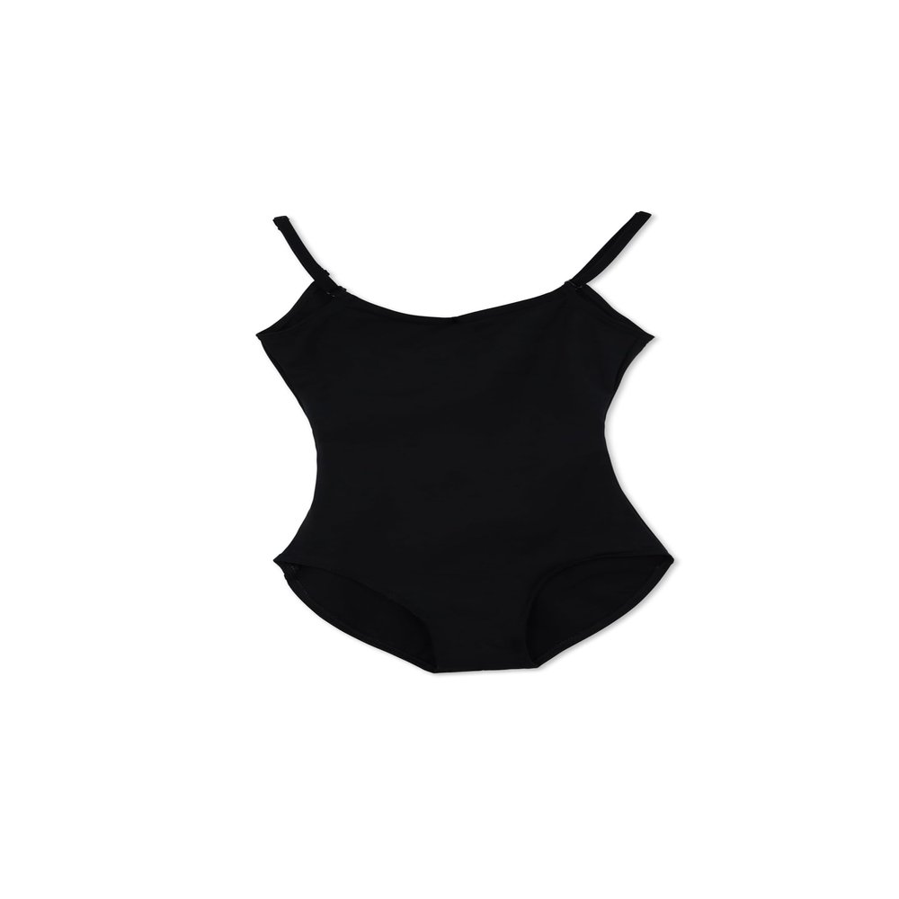 Capezio girls Team Basic Camisole With Adjustable Straps athletic leotards, Black, 8 10 US