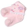 Country Kids Infant Daisy with Picot Edge Bootie Pink, 1-3 Months view 1