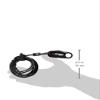 Crops CP-SPD07-01 Long Cable Lock | 4mm x 1800mm 3-Digit Dial (Black) view 2