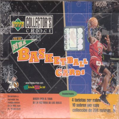 1996 97 Upper Deck Collectors Choice Basketball Box - In Espanol
