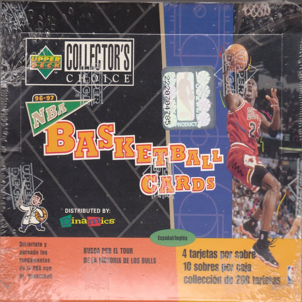 1996 97 Upper Deck Collectors Choice Basketball Box - In Espanol