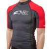 O'Neill Skins Short Sleeve Crew (Met/Wht/Sil, Medium) view 2