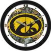SunTime Iowa Hawkeyes - Camo Wall Clock view 1