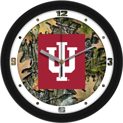 SunTime Indiana Hoosiers - Camo Wall Clock
