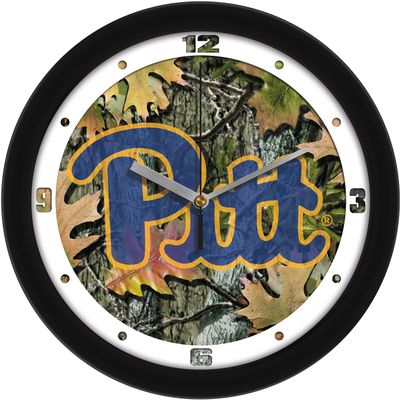 SunTime Pittsburgh Panthers - Camo Wall Clock