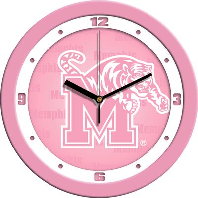 SunTime Memphis Tigers - Pink Wall Clock