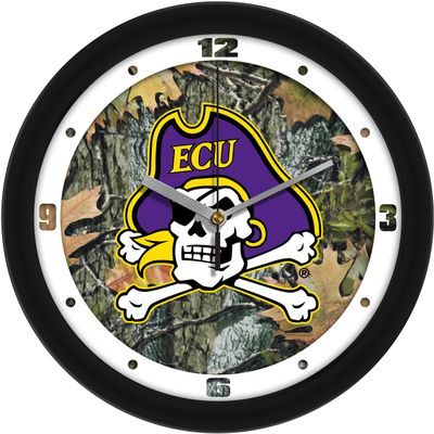 SunTime East Carolina Pirates - Camo Wall Clock