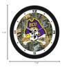 SunTime East Carolina Pirates - Camo Wall Clock view 3