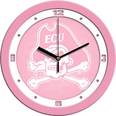 SunTime East Carolina Pirates - Pink Wall Clock