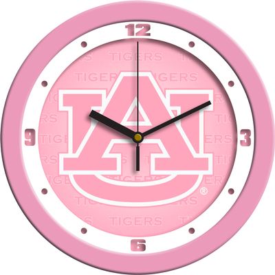 Auburn Tigers - Pink Wall Clock