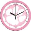 SunTime Clemson Tigers - Pink Wall Clock view 1