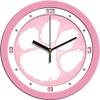 SunTime Clemson Tigers - Pink Wall Clock view 3
