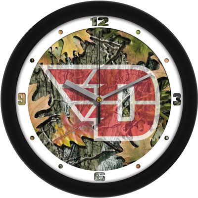 SunTime Dayton Flyers - Camo Wall Clock