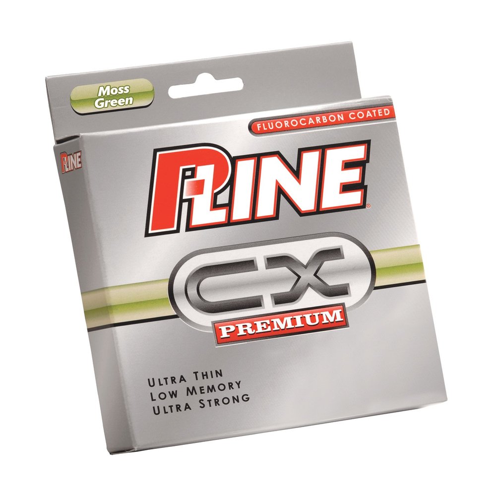 P-Line CX Premium Moss Green Fishing Line 260-300 Yard (Filler Spool)- 4LB